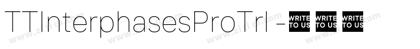 TTInterphasesProTrl 字体转换